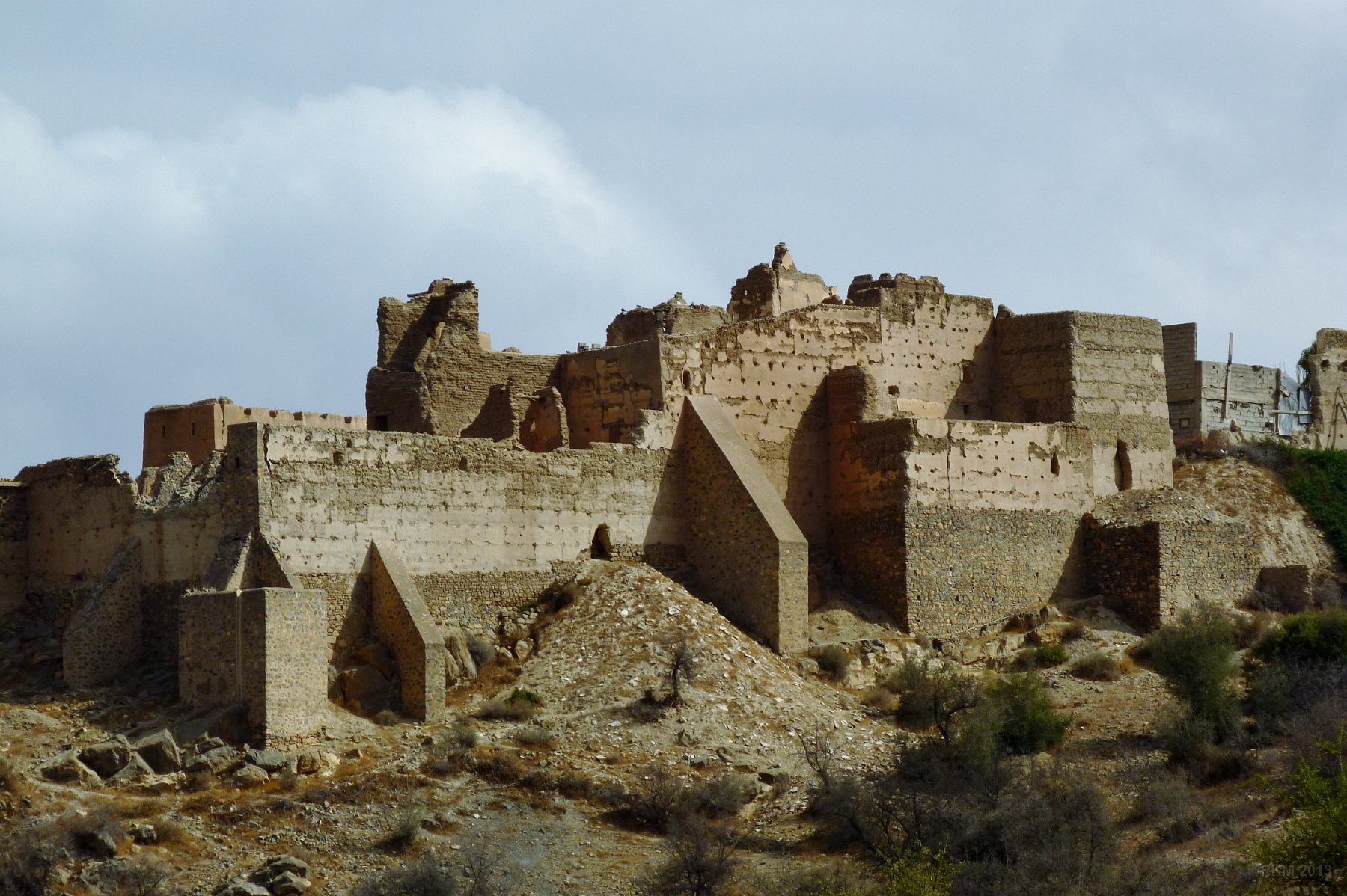 Oasis de Tiout, la vieille kasbah sur la hauteur